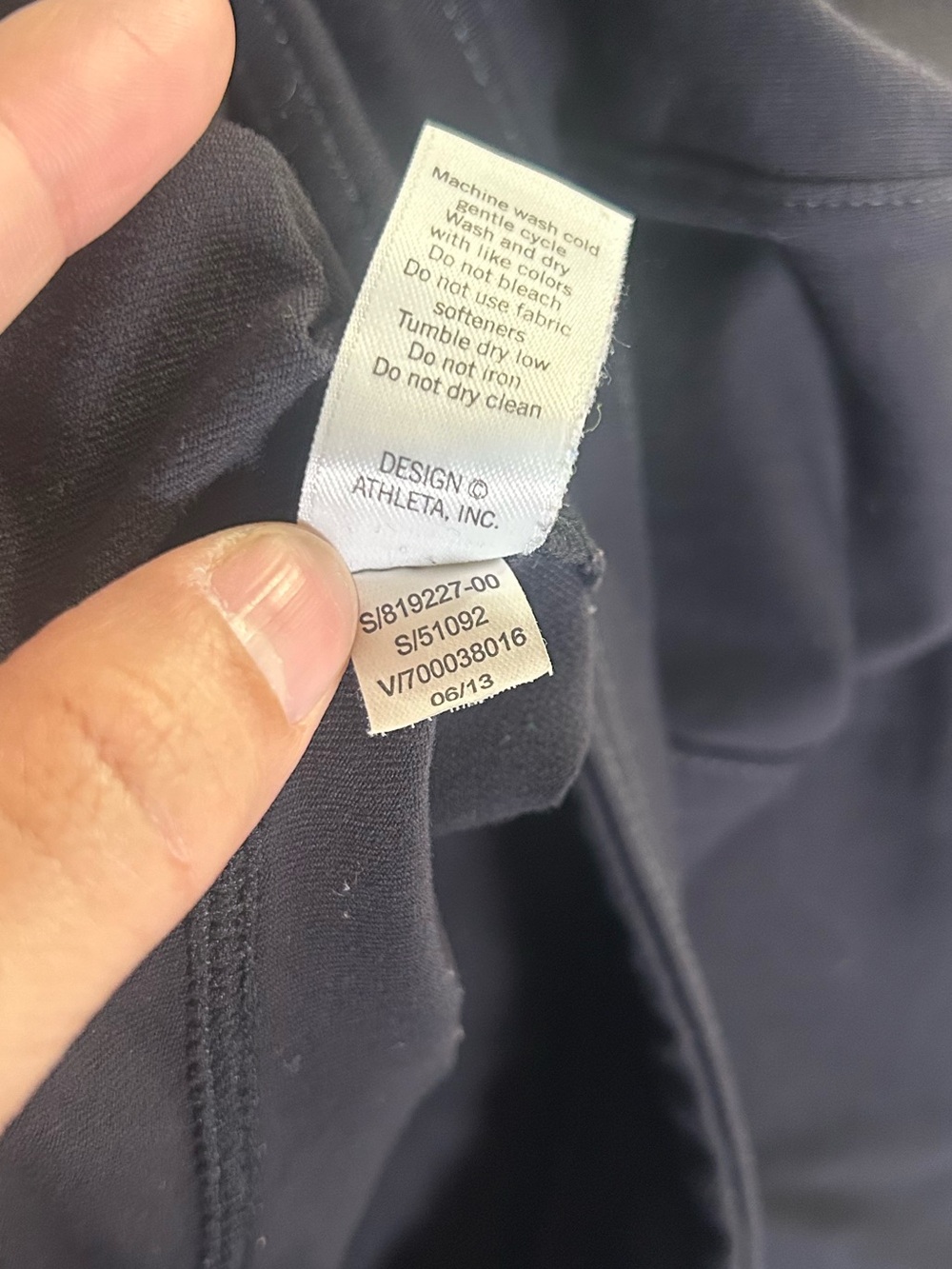 Athleta Black low rise straight leg flared Active Pants - Picture 5 of 12